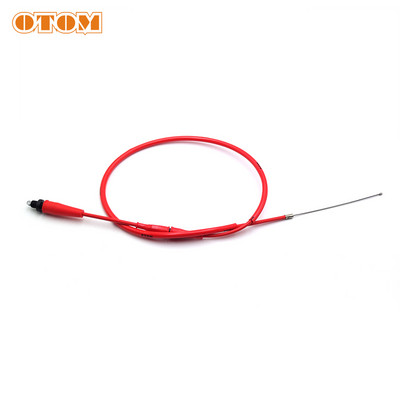 OTOM motociklo droselio trosas 316 nerūdijančio plieno šerdis, mažai amortizuojantis tiesia galvutė alyvos linijos viela, skirta CB NC CG variklio motokrosui