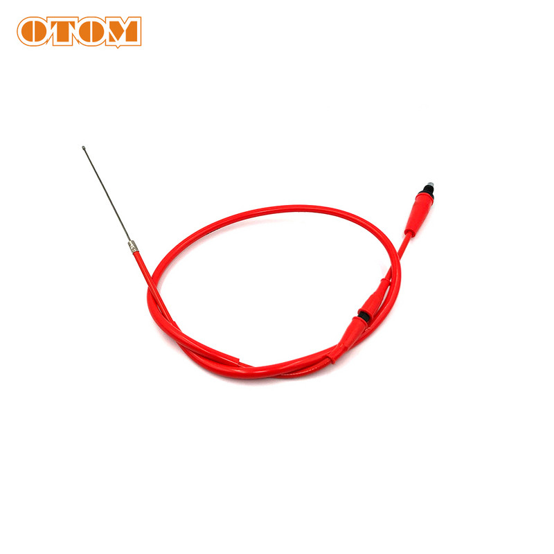 OTOM motociklo droselio trosas 316 nerūdijančio plieno šerdis, mažai amortizuojantis tiesia galvutė alyvos linijos viela, skirta CB NC CG variklio motokrosui