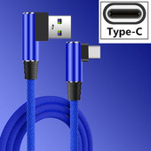 1m 2m 3m 90 nurga USB C-tüüpi C-kaabli laadija juhe Samsung Huawei Xiaomi USB-C USBC-tüüpi C-pikk kiirlaadimise andmejuhe