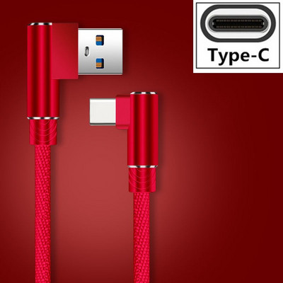1m 2m 3m 90 nurga USB C-tüüpi C-kaabli laadija juhe Samsung Huawei Xiaomi USB-C USBC-tüüpi C-pikk kiirlaadimise andmejuhe
