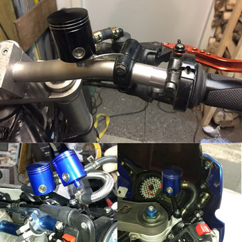 ZSDTRP Резервоар за спирачна течност за мотоциклети, цилиндър на съединителя, резервоар, чаша за маслена течност за BAJAJ YAMAHA DUCATI Kawasaki Suzuki Honda CBR600