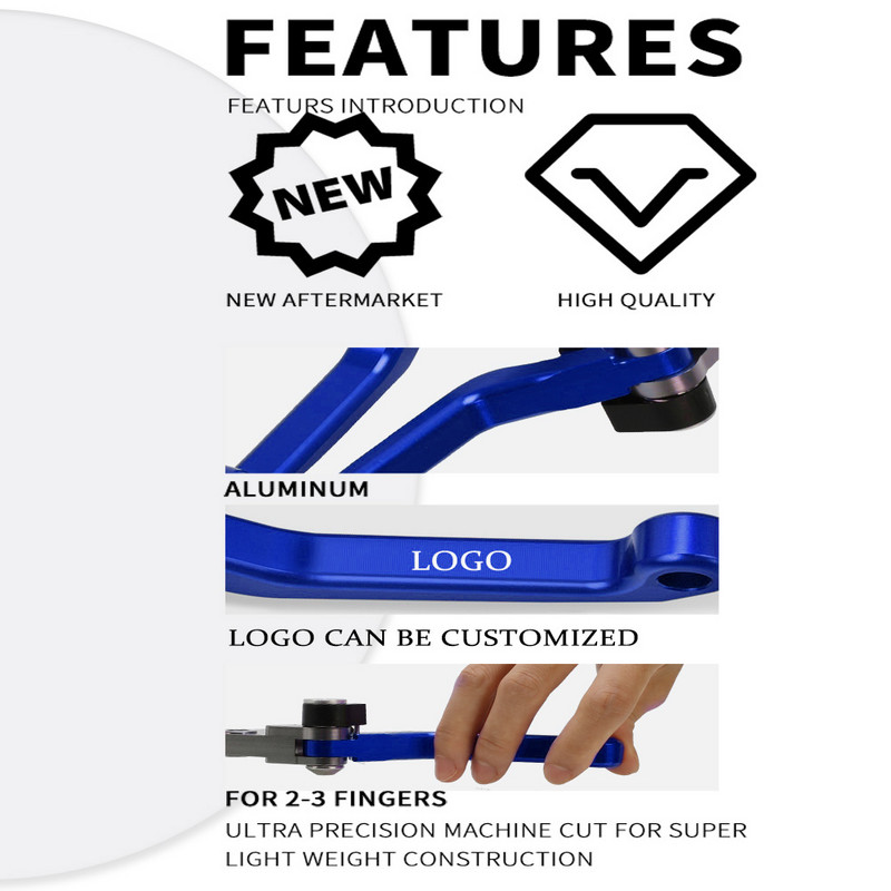 Skirta SHERCO SE300 SE 300 2014 2015 2016 2017 2018 2019 2020 Sulankstoma Pivot Dirt Bike stabdžių sankabos svirtys Rankenos svirties Motocross