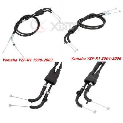 Комплект кабели за дроселова клапа за мотоциклети за Yamaha YZF-R1 YZF R1 YZFR1 1998 1999 2000 2001 2002 2003 2004 2005 2006