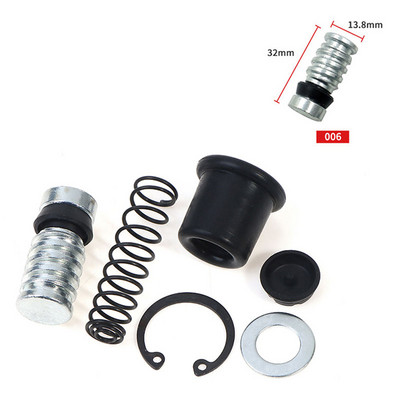 1 komplekts 11 mm 12,7 mm 14 mm 16 mm Motocikla sajūga bremžu sūknis virzuļa virzuļa remonta komplekti Galvenā cilindra virzuļa uzgaļu remonta piederums