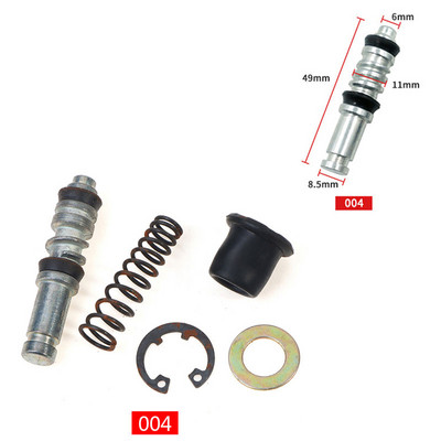 1 komplekts 11 mm 12,7 mm 14 mm 16 mm Motocikla sajūga bremžu sūknis virzuļa virzuļa remonta komplekti Galvenā cilindra virzuļa uzgaļu remonta piederums