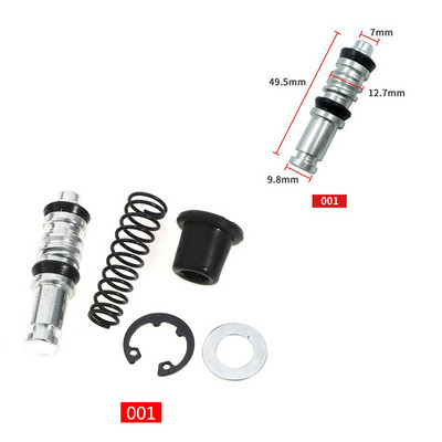 1 komplekts 11 mm 12,7 mm 14 mm 16 mm Motocikla sajūga bremžu sūknis virzuļa virzuļa remonta komplekti Galvenā cilindra virzuļa uzgaļu remonta piederums