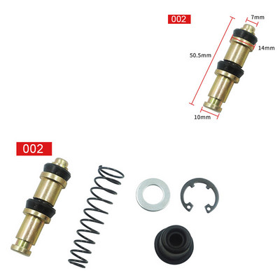1 komplekts 11 mm 12,7 mm 14 mm 16 mm Motocikla sajūga bremžu sūknis virzuļa virzuļa remonta komplekti Galvenā cilindra virzuļa uzgaļu remonta piederums