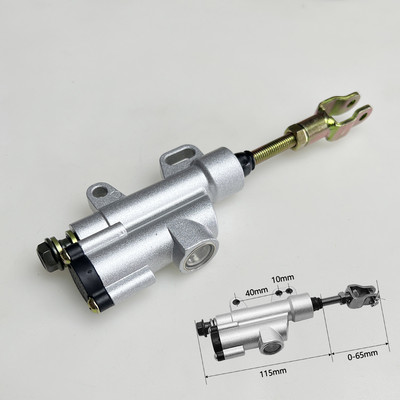 Naujas motociklo galinio hidraulinio stabdžio pagrindinio cilindro siurblys, skirtas 50cc 70cc 110cc 125cc 150cc 250cc Thumpstar ATV Pit Pro Dirt Bike