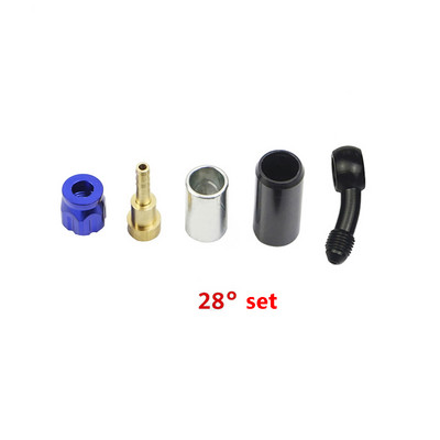 AN3 stabdžių alyvos žarnos „Banjo“ jungtis Nuimkite aliuminio motociklo hidraulinę sustiprintą stabdžių sankabos alyvos žarnos linija motociklo ATV „Dirt Bi“