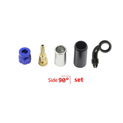 AN3 stabdžių alyvos žarnos „Banjo“ jungtis Nuimkite aliuminio motociklo hidraulinę sustiprintą stabdžių sankabos alyvos žarnos linija motociklo ATV „Dirt Bi“