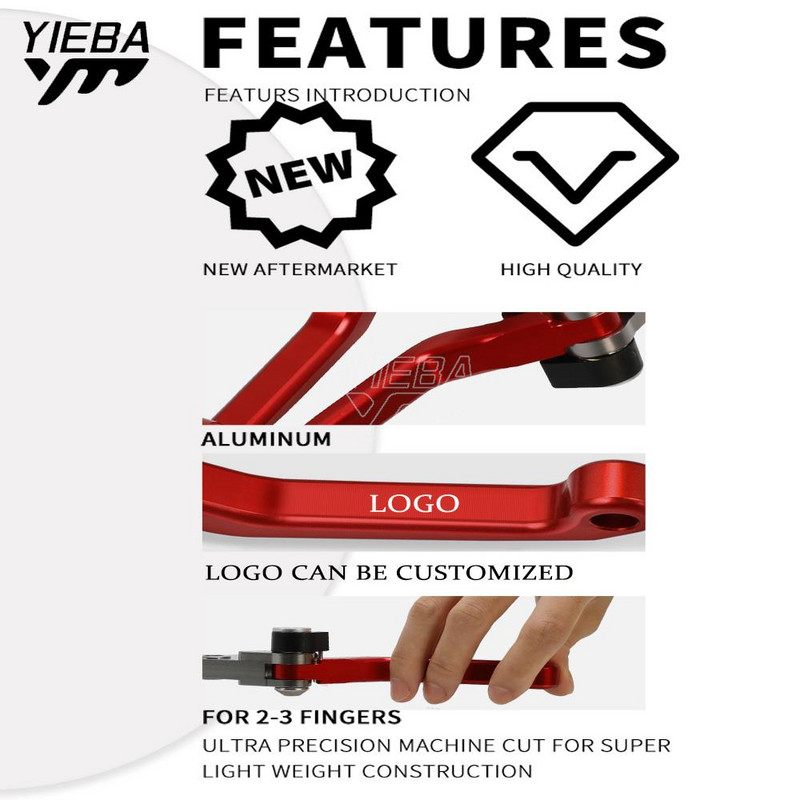 Pârghii de ambreiaj de frână cu pivot de motocross pentru HONDA CRF300L CRF 300L CRF300 L 2021 Accesorii pentru motociclete Pârghie de mâner pentru bicicletă de murdărie