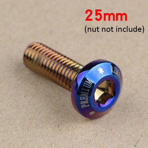 M8 disk vijak s okruglom glavom za električni automobil električni motocikl kočni disk puni zub gori titan plavi unutarnji šesterokut