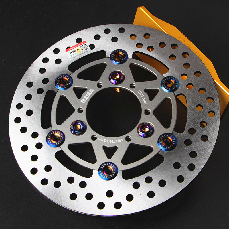 M8 disk vijak s okruglom glavom za električni automobil električni motocikl kočni disk puni zub gori titan plavi unutarnji šesterokut