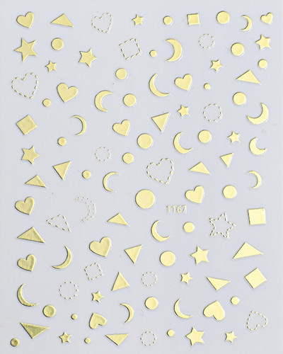 Autocolant holografic argintiu/aur/aur roz pentru unghii Autocolant adeziv 3D pentru unghii acrilice Vârf de manichiură Decorarea unghiilor pentru femei