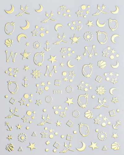 Autocolant holografic argintiu/aur/aur roz pentru unghii Autocolant adeziv 3D pentru unghii acrilice Vârf de manichiură Decorarea unghiilor pentru femei