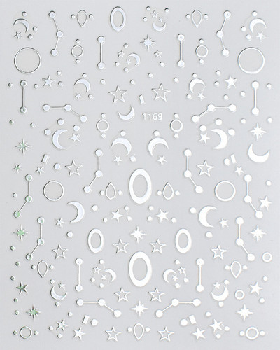 Autocolant holografic argintiu/aur/aur roz pentru unghii Autocolant adeziv 3D pentru unghii acrilice Vârf de manichiură Decorarea unghiilor pentru femei