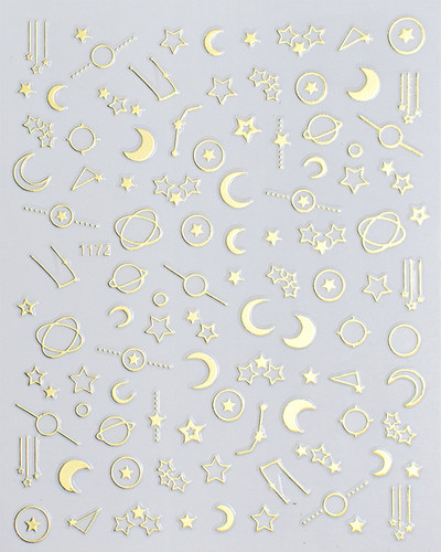 Autocolant holografic argintiu/aur/aur roz pentru unghii Autocolant adeziv 3D pentru unghii acrilice Vârf de manichiură Decorarea unghiilor pentru femei