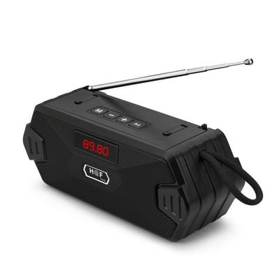 Nešiojami belaidžiai su „Bluetooth“ suderinami garsiakalbiai, žemųjų dažnių kolonėlės, lauko USB garsiakalbiai su FM radiju AUX TF MP3 telefonui