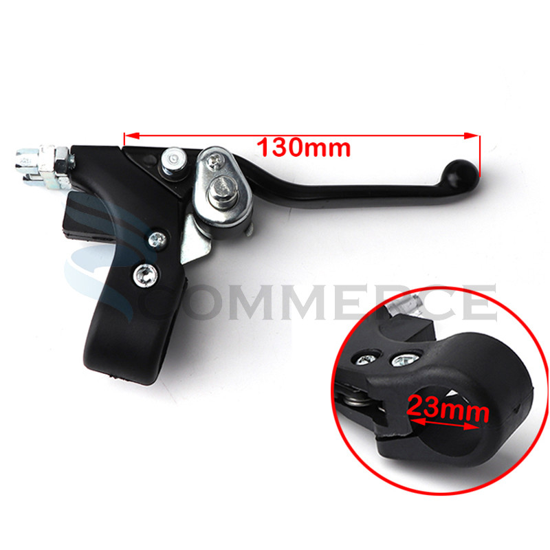 Mâner dublă pârghie de frână de 22 mm 7/8" cu cablu pentru 43cc 47cc 49cc Pocket Mini Dirt Bike ATV