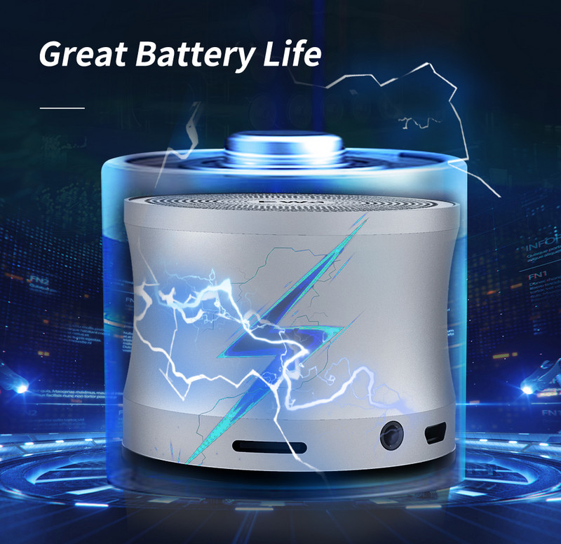 EWA A109 TWS „Bluetooth“ garsiakalbiai, 5 W tvarkyklės, patobulintos žemųjų dažnių didelės raiškos garsas, nešiojamas, gali skambinti tikru belaidžiu stereo garsiakalbiu