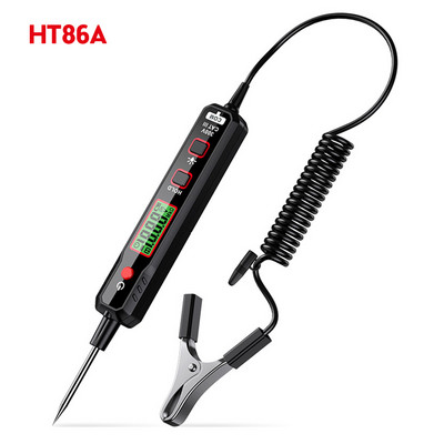 12 V automobilio įtampos detektoriaus rašiklis elektros grandinės tikrinimo rašiklis Automobilio gedimo techninės priežiūros grandinės testeris skaitmeninio foninio apšvietimo ekranas