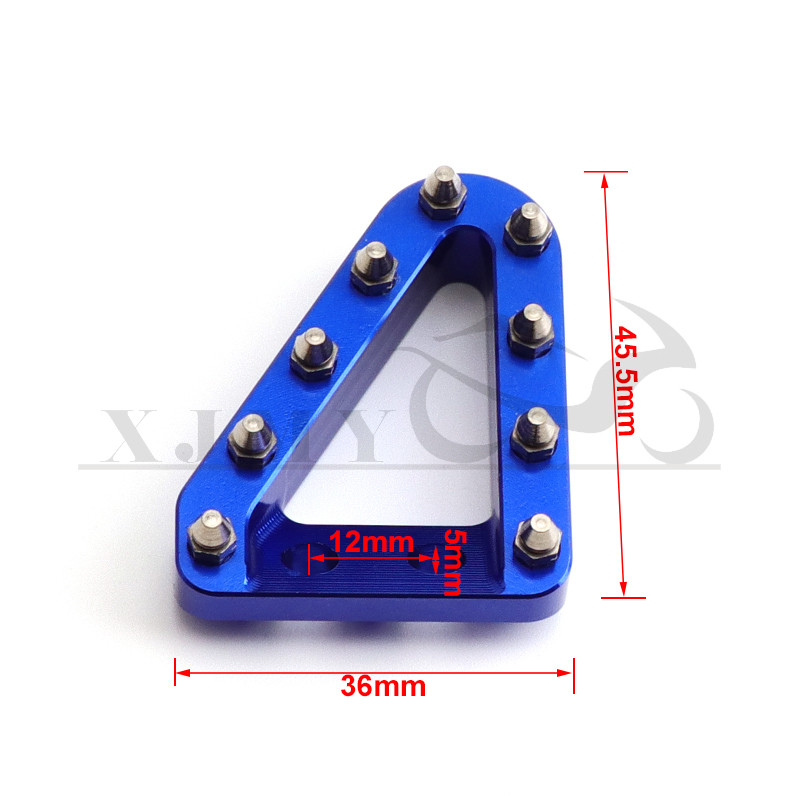 CNC motociklo galinio stabdžio pedalo žingsnio plokštės antgalis, skirtas 125-530 EXC XC XCW EXCF, skirtas Husqvarna TC TE FE 2008-2016 MX Motocross