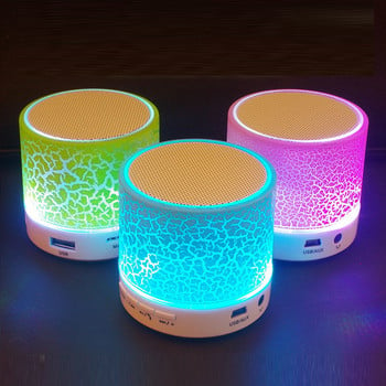 Bluetooth Speaker Mini Wireless Loudspeaker Crack LED TF Card USB Subwoofer Φορητό MP3 Sound Ασύρματο ηχείο για κινητό τηλέφωνο