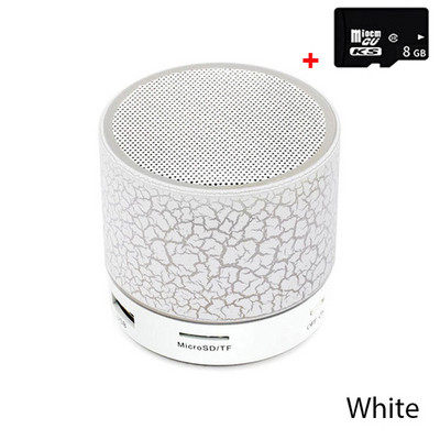 Bluetoothi kõlar Mini juhtmevaba kõlar, mõranev LED TF-kaart USB-subwoofer kaasaskantav MP3 heli juhtmevaba kõlar mobiiltelefonile