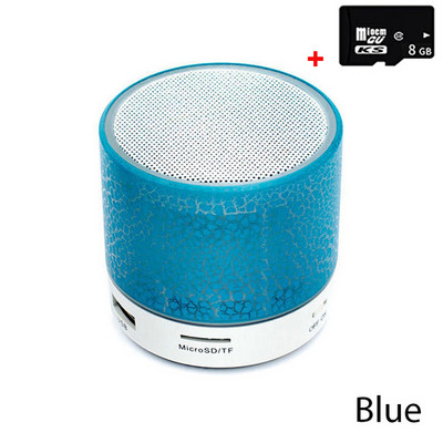 Bluetoothi kõlar Mini juhtmevaba kõlar, mõranev LED TF-kaart USB-subwoofer kaasaskantav MP3 heli juhtmevaba kõlar mobiiltelefonile