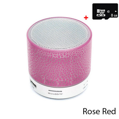 Bluetoothi kõlar Mini juhtmevaba kõlar, mõranev LED TF-kaart USB-subwoofer kaasaskantav MP3 heli juhtmevaba kõlar mobiiltelefonile