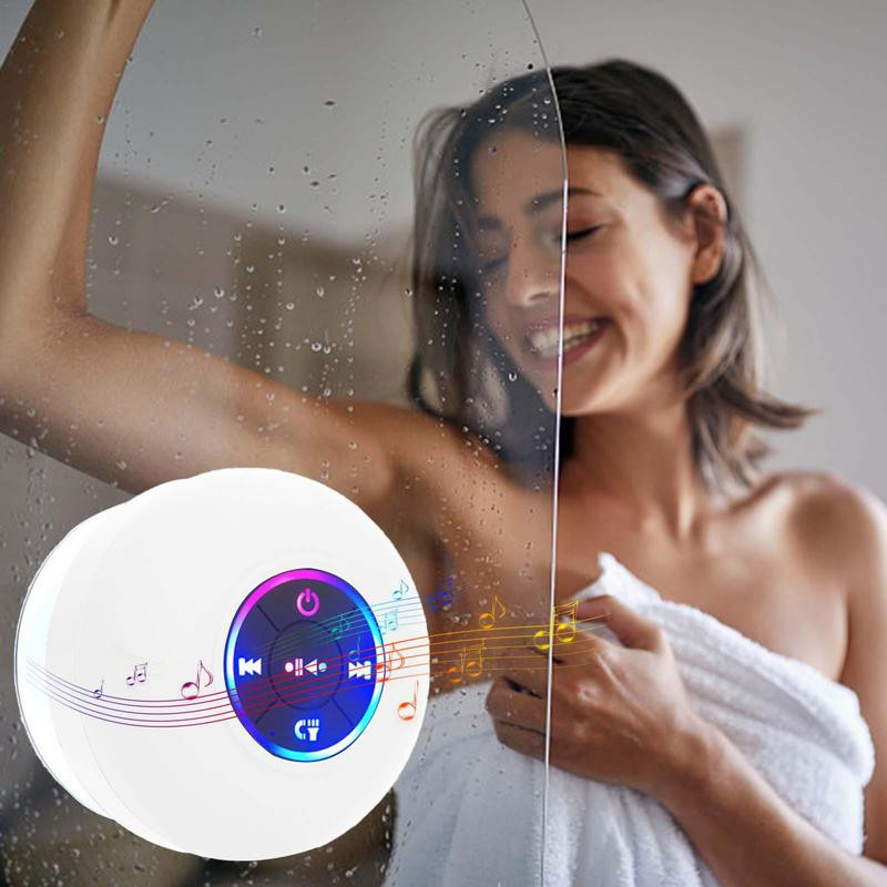 Dušo mini garsiakalbis vandeniui atsparus siurbimo taurė dušo garsiakalbio grotuvas Gražus garsas laisvų rankų įranga garso muzikos grotuvas mobiliesiems