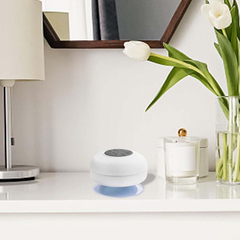 Dušo mini garsiakalbis vandeniui atsparus siurbimo taurė dušo garsiakalbio grotuvas Gražus garsas laisvų rankų įranga garso muzikos grotuvas mobiliesiems