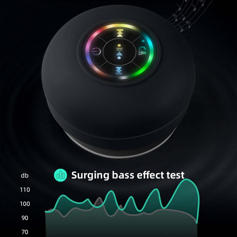 Dušo mini garsiakalbis vandeniui atsparus siurbimo taurė dušo garsiakalbio grotuvas Gražus garsas laisvų rankų įranga garso muzikos grotuvas mobiliesiems