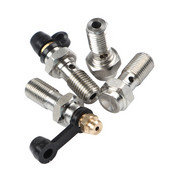 Etrier de frână pentru motociclete șurub banjo șurub de purjare niplu M10X1.0mm/1.25mm 304 din oțel inoxidabil pentru Honda Yamaha Kawasaki Suzuki