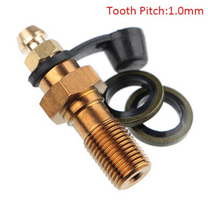 Etrier de frână pentru motociclete șurub banjo șurub de purjare niplu M10X1.0mm/1.25mm 304 din oțel inoxidabil pentru Honda Yamaha Kawasaki Suzuki