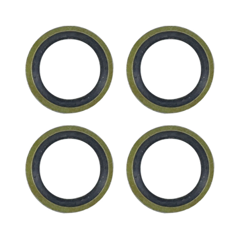 M10 Banjo Bolt alyvos išleidimo varžto sandarinimo poveržlės tarpikliai 1 komplektas / 40 vnt motociklui hidraulinė sankaba stabdžių siurblys stabdžių žarnos apkaba