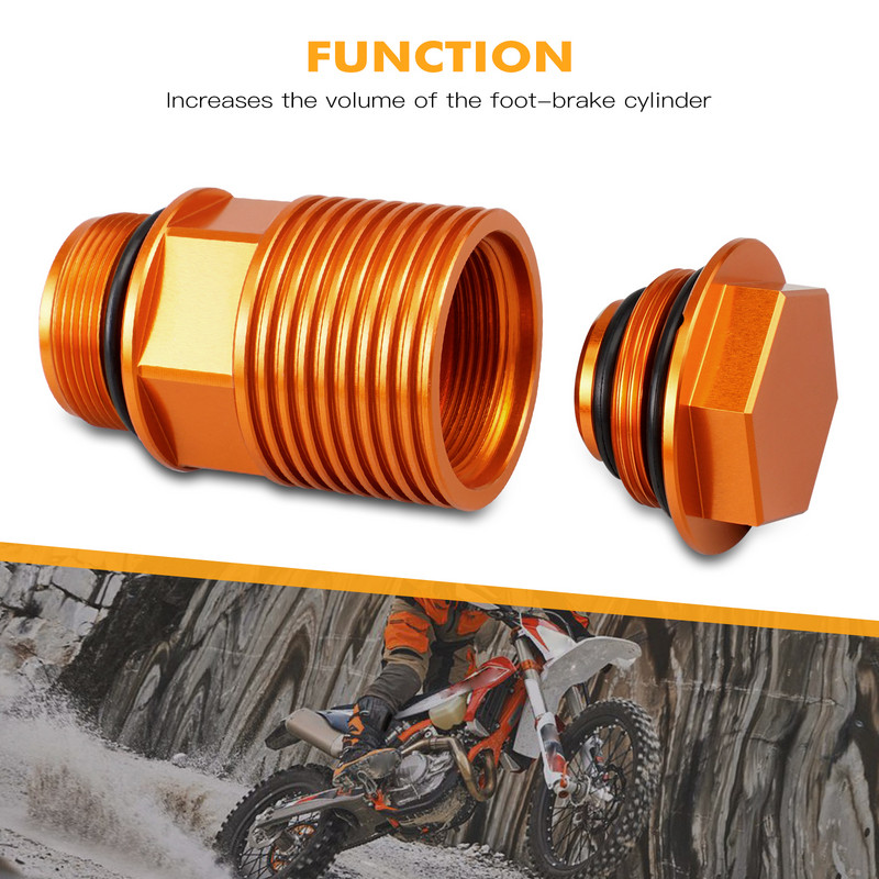 Καπάκι καλύμματος κυλίνδρου υγρού κυλίνδρου επέκτασης ρεζερβουάρ πίσω φρένου για KTM 125 150 250 350 450 530 SX SX-F XC XC-W EXC EXC-F SMR 04-16