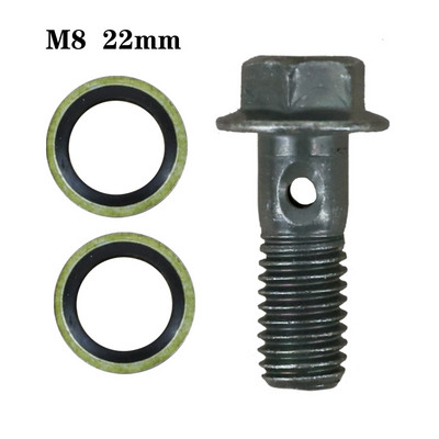 M10 * 1,25 bremžu galvenā cilindra eļļas šļūtenes skrūve Banjo skrūve Motocikla universālās caurules caurules Skrūves Skrūves M10 * 22 * 1,25 M10 * 32 * 1,25