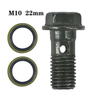 M10 * 1,25 bremžu galvenā cilindra eļļas šļūtenes skrūve Banjo skrūve Motocikla universālās caurules caurules Skrūves Skrūves M10 * 22 * 1,25 M10 * 32 * 1,25
