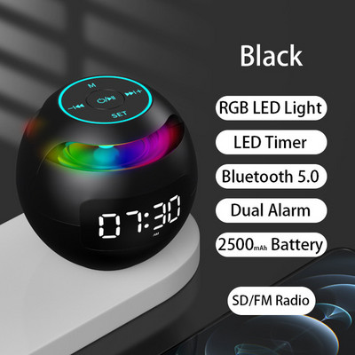 Caixa De Som Bluetooth garsiakalbis FM radijo garso dėžutė Dvigubas Wecker žemųjų dažnių garsiakalbis TF Karte Lautsprecher belaidis mini garsas