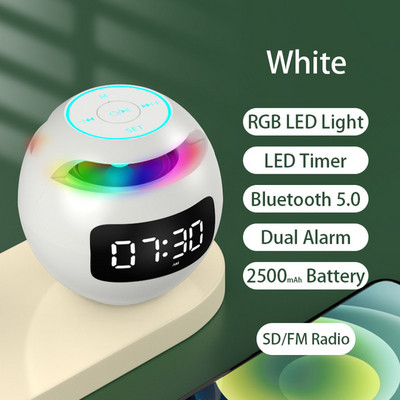 Caixa De Som Bluetooth garsiakalbis FM radijo garso dėžutė Dvigubas Wecker žemųjų dažnių garsiakalbis TF Karte Lautsprecher belaidis mini garsas