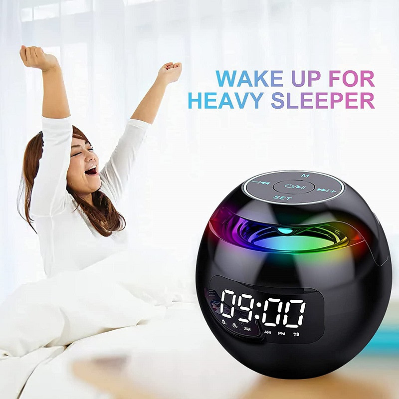 Caixa De Som Bluetooth garsiakalbis FM radijo garso dėžutė Dvigubas Wecker žemųjų dažnių garsiakalbis TF Karte Lautsprecher belaidis mini garsas