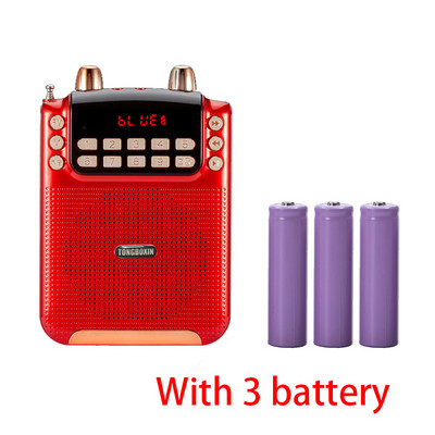 10 W suure võimsusega Bluetoothi megafoni kõlar FM\TF\USB helisalvestusfunktsiooni tugi Kõrvaklappide tugi 3 18650 laetav aku
