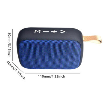 Blue tooth Безжичен преносим аудио високоговорител Външен субуфер Мини карта USB Страхотен подарък 6D стерео домашна музика Surround TF карта USB