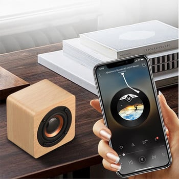 Ηχεία Bluetooth Handy Portable Sound Box Ασύρματο ηχείο Τηλέφωνο Ξύλινο Υψηλής ισχύος Υπαίθριο Υπογούφερ αναπαραγωγής μουσικής