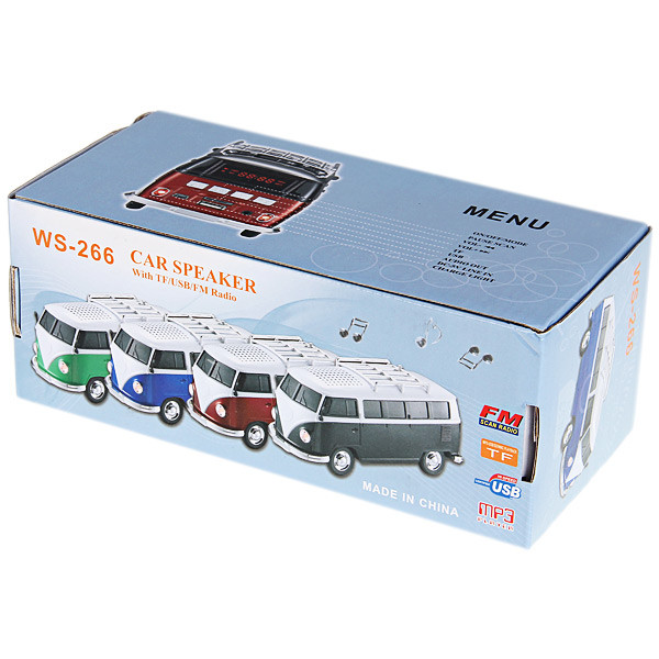 EONKO WS-266BT Car Shape Bus Bluetooth garsiakalbis su TF USB FM AUX laisvų rankų įranga
