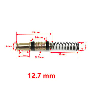 Αντλία φρένων συμπλέκτη μοτοσικλέτας 12,7 mm 14 mm 16 mm κιτ επισκευής εμβόλου εμβόλου υψηλής ποιότητας Εξέδρες εμβόλου κύριου κυλίνδρου