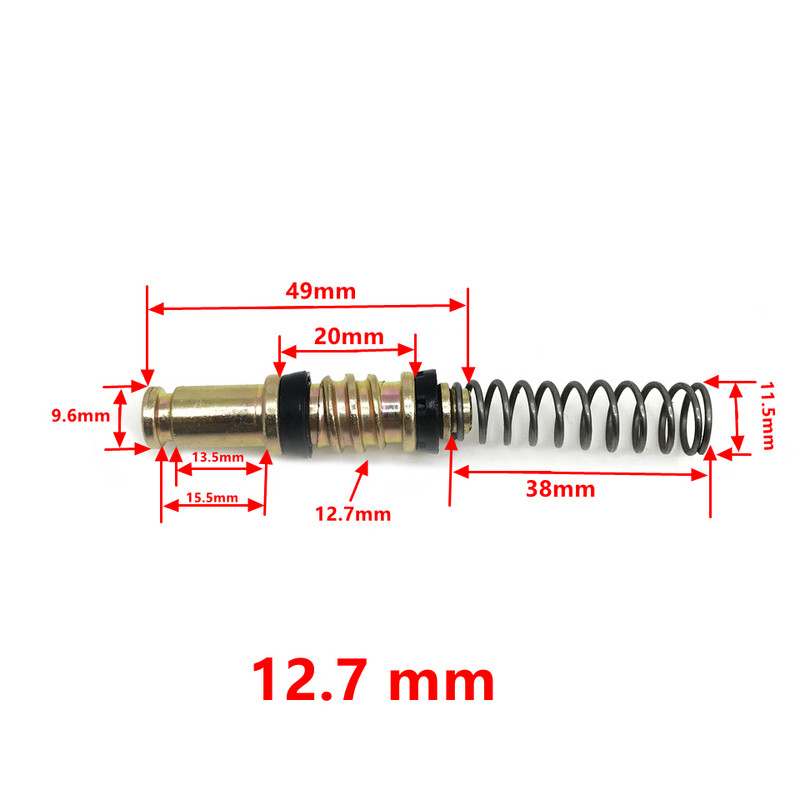 12,7 mm 14 mm 16 mm motociklo sankabos stabdžių siurblys, aukštos kokybės stūmoklio stūmoklio remonto rinkiniai, pagrindinio cilindro stūmokliniai įtaisai