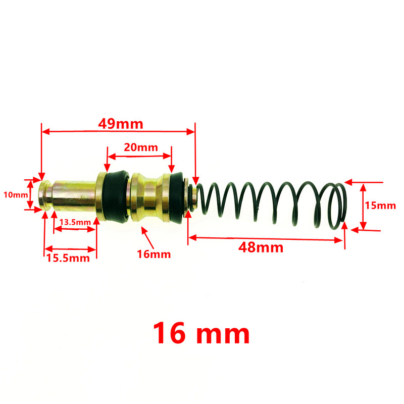 12,7 mm 14 mm 16 mm motociklo sankabos stabdžių siurblys, aukštos kokybės stūmoklio stūmoklio remonto rinkiniai, pagrindinio cilindro stūmokliniai įtaisai