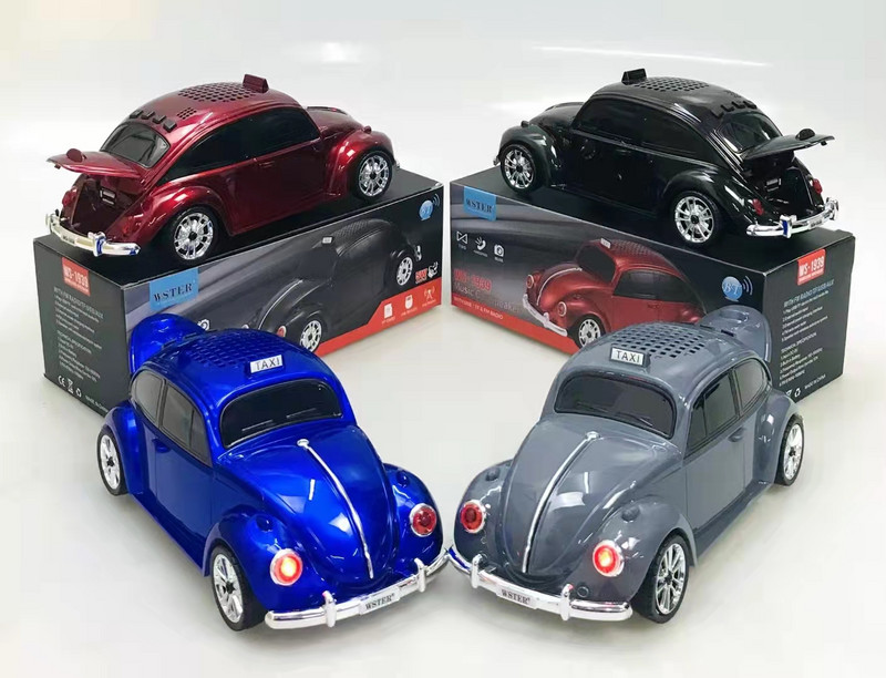 EONKO WS-1939 klasični bežični zvučnik u obliku automobila s Bluetooth TF USB FM AUX handsfree selfie TWS punjivom baterijom